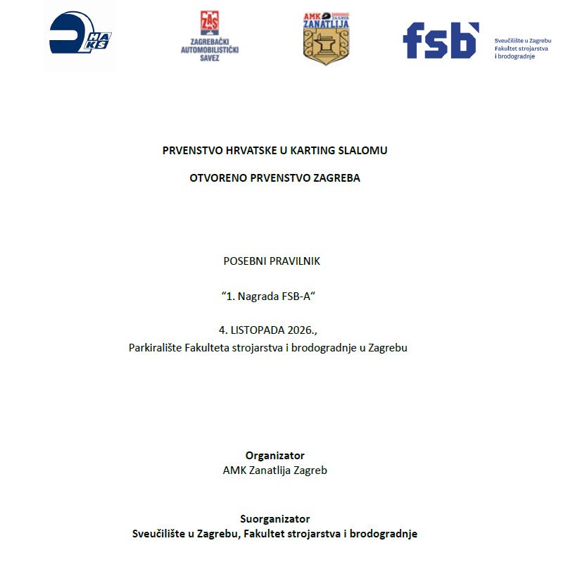 1. NAGRADA FSB-a / KARTING SLALOM